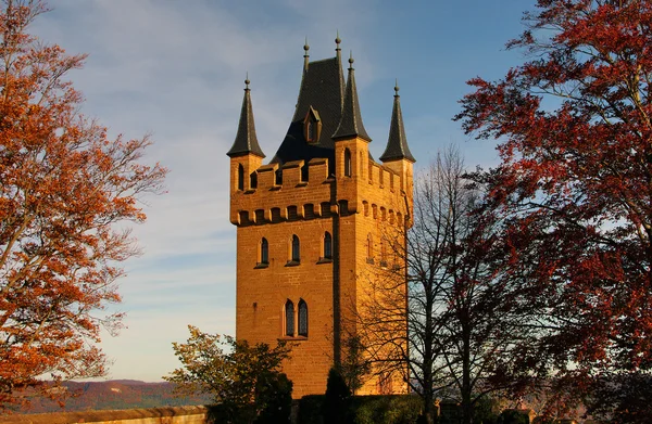 Hohenzollern slott i Schwaben, Tyskland — Stockfoto