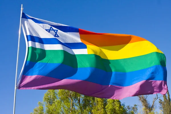 Arco-íris israelita — Fotografia de Stock