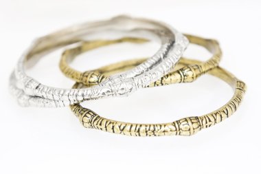 Set of bracelets clipart