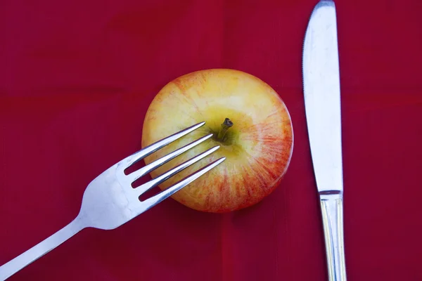 Apple frukost — Stockfoto