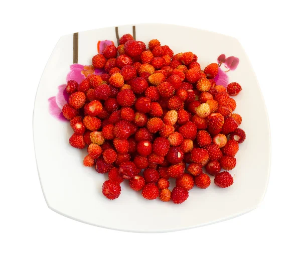 Fresas en un plato —  Fotos de Stock
