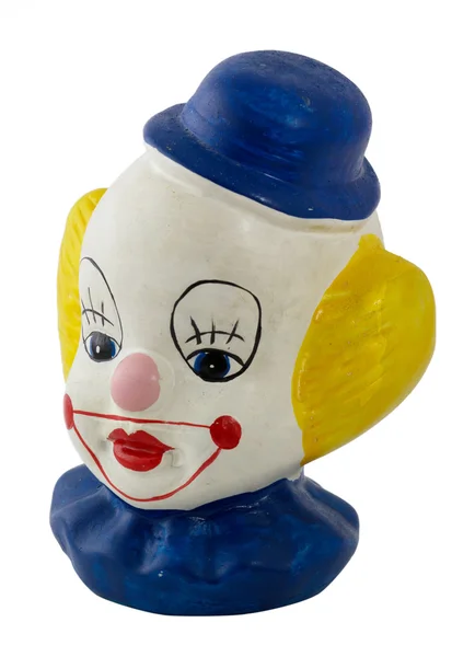 Clown-souvenir on a white background — Stock Photo, Image