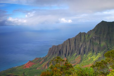 Napali coast, Kauai, Hawaii clipart