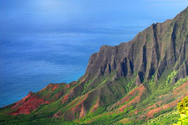 Napali Coast of Kauai Hawaii clipart