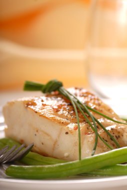 Cod filet clipart