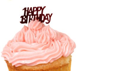 Happy Birthday Cupcake clipart