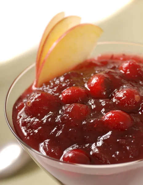 Fresh cranberry sauce — Stock Photo, Image