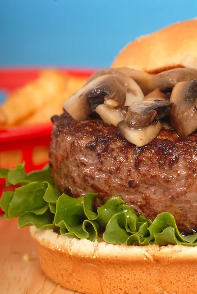 Mushroom burger — Stock Photo, Image