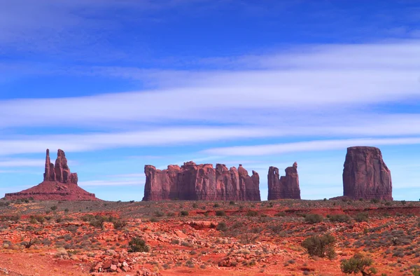 Погляд з точки художника в Monument Valley — стокове фото