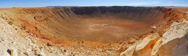 温斯洛亚利桑那陨石坑 — 图库照片