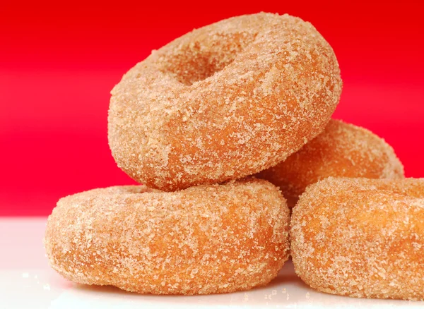 Donuts de canela de maçã — Fotografia de Stock