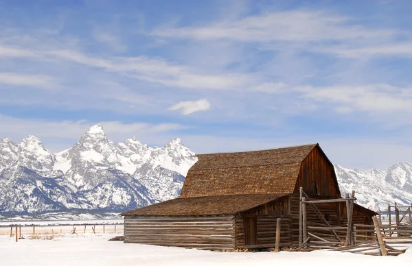 stock image Moulton Barn in Teton National Park