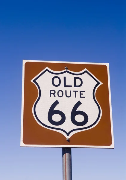 Historické staré route 66 znamení — Stock fotografie