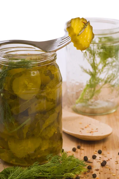 Homemade pickles — Stock Photo, Image
