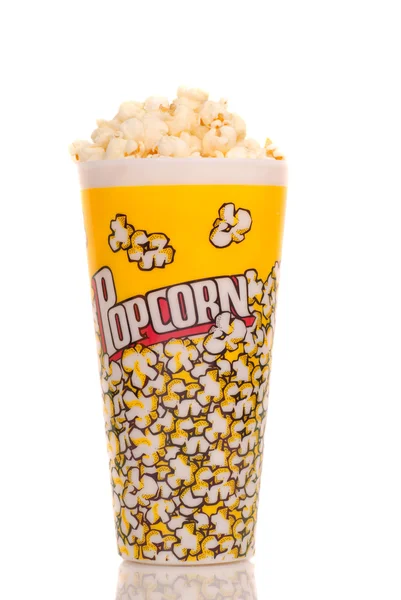 Container van popcorn — Stockfoto