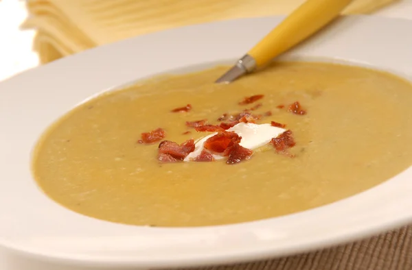 Split pea soup — Stock Image Split pea soup Stock Photo