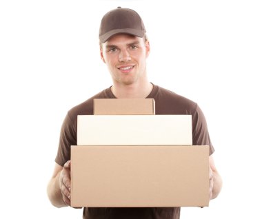 Delivery man clipart