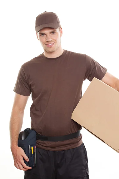 A attractive delivery man — Stock Photo, Image