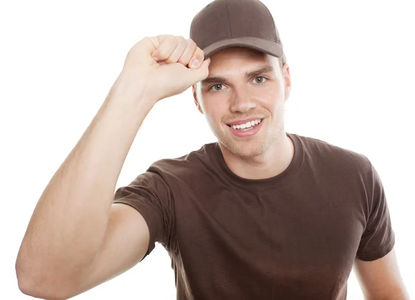 Nice delivery man — Stock Photo, Image
