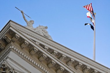 California state capitol Binası, yakın çekim