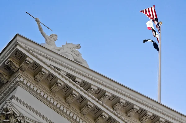 カリフォルニア州議会議事堂のクローズ アップ — ストック写真