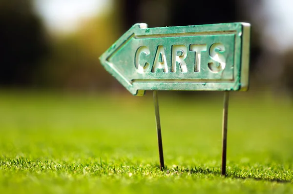 Carts sign — Stock Photo, Image