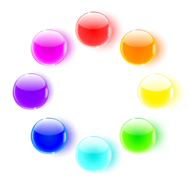 원형 색상표 — 스톡 벡터