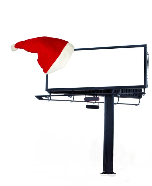 Рождественский рекламный щит — стоковое фото