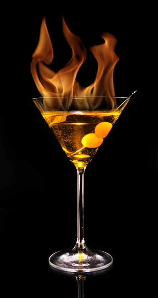 Bebida en llamas — Foto de Stock