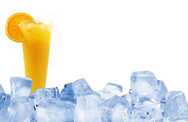 Cocktail di ghiaccio arancione — Foto Stock