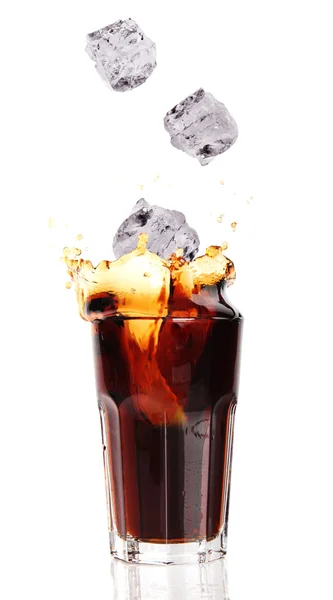 Cola splash — Stock Photo, Image