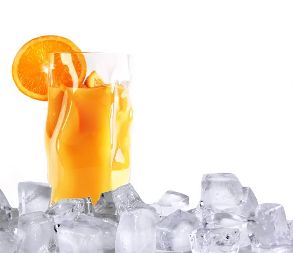 Cóctel de hielo naranja — Foto de Stock