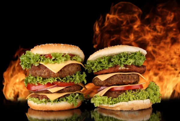 Гамбургери — стокове фото