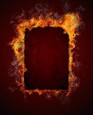 Fire frame clipart