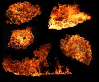 Fire collection clipart