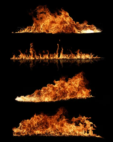 Płomienie ognia — Zdjęcie stockowe