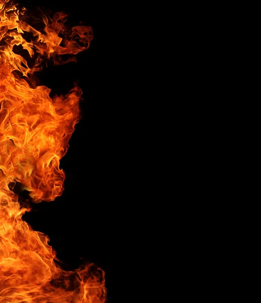 Brand vlammen — Stockfoto