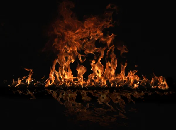 Flăcări de foc — Fotografie, imagine de stoc