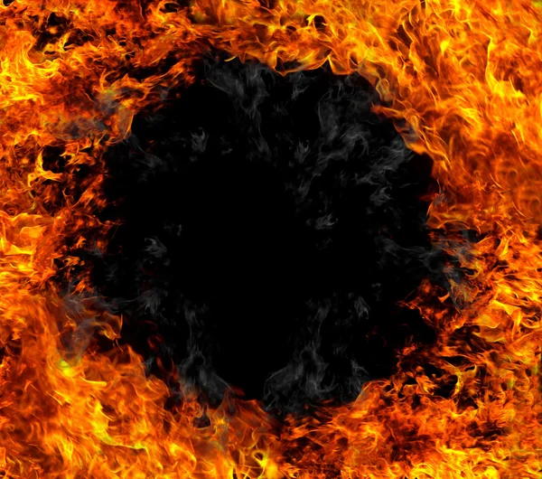 Огненный круг — стоковое фото