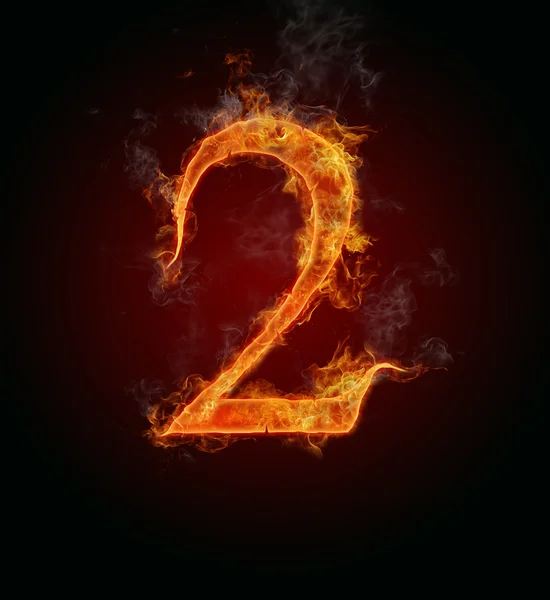 Номер пожара "2 " — стоковое фото