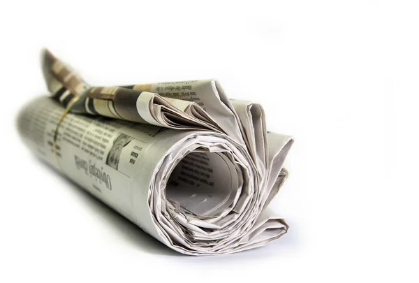 Roll of newspapers — Stock Photo, Image