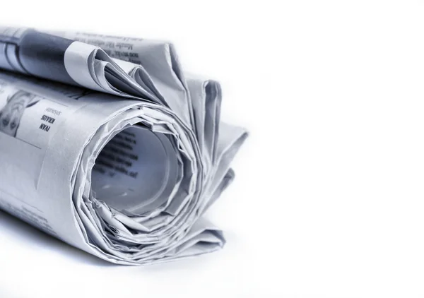 Roll of newspapers — Stock Photo, Image