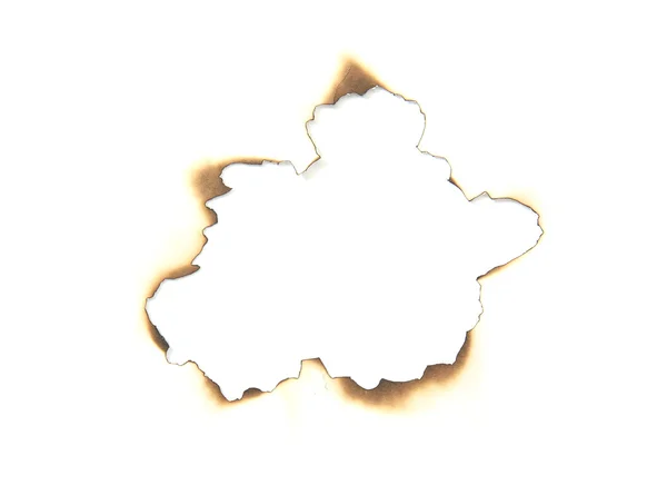 La imagen del papel quemado — Foto de Stock