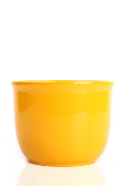 Colored empty flower pot — Stock Photo, Image
