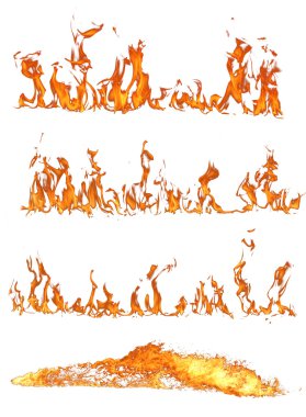 Fire flames clipart