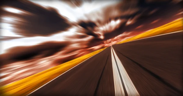Auto-estrada rápida — Fotografia de Stock