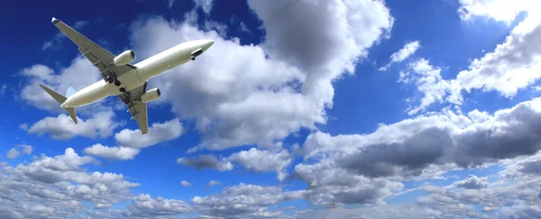 Nagy sugárhajtású repülőgép — Stock Fotó