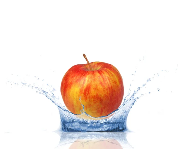 Salpicadura de manzana —  Fotos de Stock