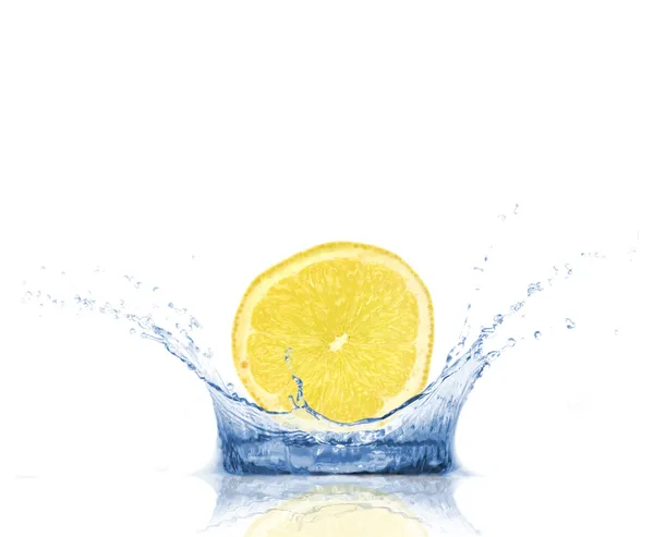 スプラッシュ レモン — ストック写真