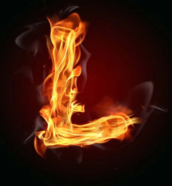 Tűz levél — Stock Fotó